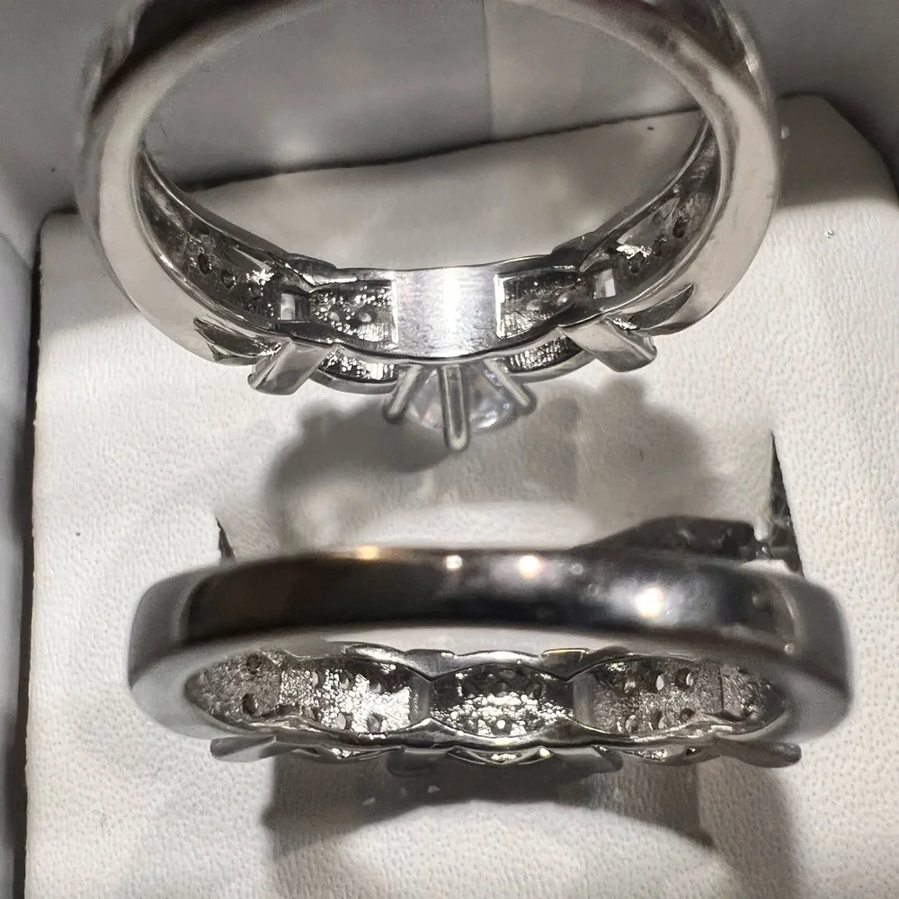 Wedding Ring/Engagement Set - Picture 5 of 9